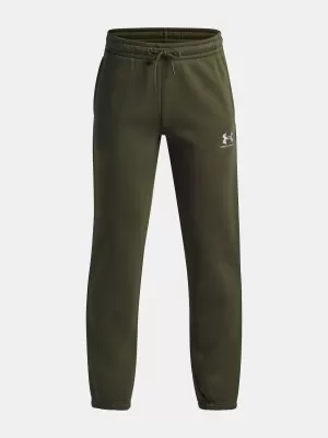 Спортни панталони за момчета UNDER ARMOUR B ICON FLC JOGGER TAPING 1390294-391 ЗЕЛЕНО