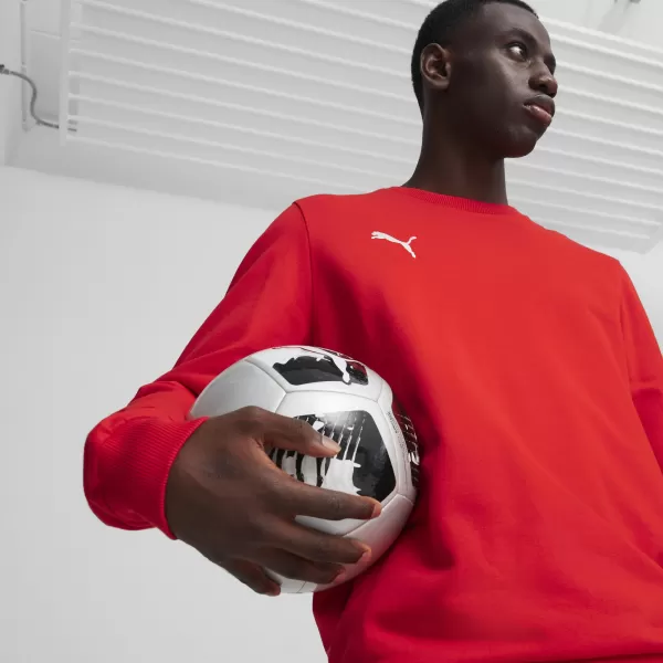  Мъжки суичър PUMA TEAMGOAL CASUALS CREW NECK S 658592_01 PUMA RED/PUMA WHITE 