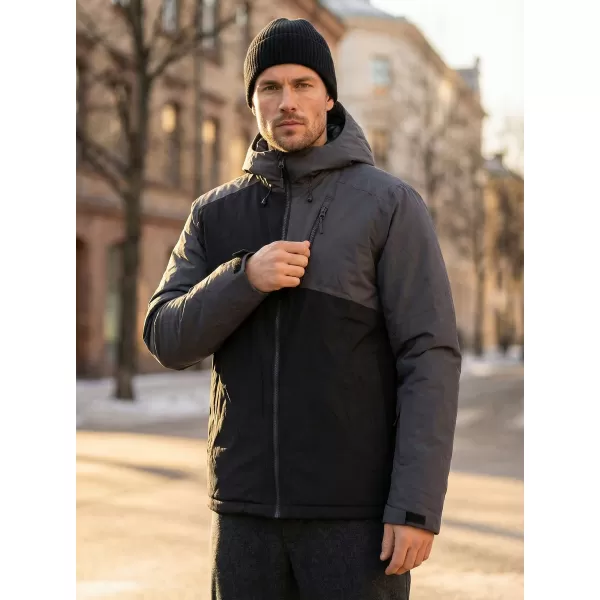  Мъжко зимно яке ALTISPORT GALLUS ТЪМНО СИВО 