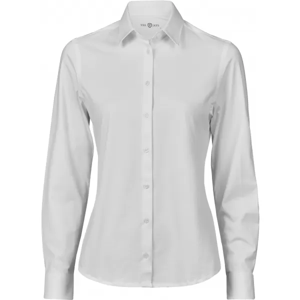  Дамска риза TEE JAYS | TJ 4031 БЯЛО 