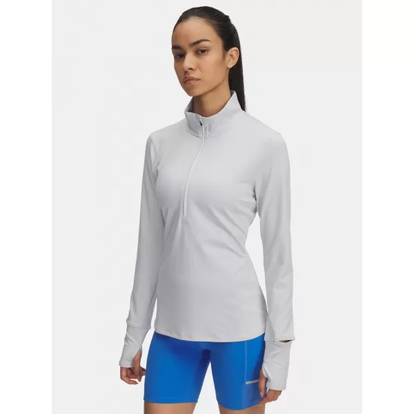  Дамска тениска UNDER ARMOUR UA LAUNCH PRO HALF ZIP 1379349-014 СИВО 