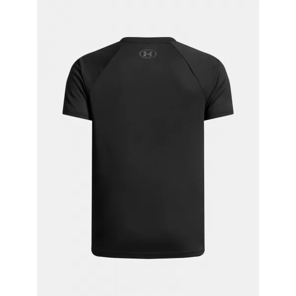  Момчешка тениска UNDER ARMOUR UA TECH SPLIT WORDMARK SS 1383010-003 ЧЕРЕН 