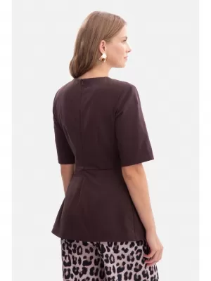 Дамска блуза BEWEAR B305 ЧЕРЕН ШОКОЛАД