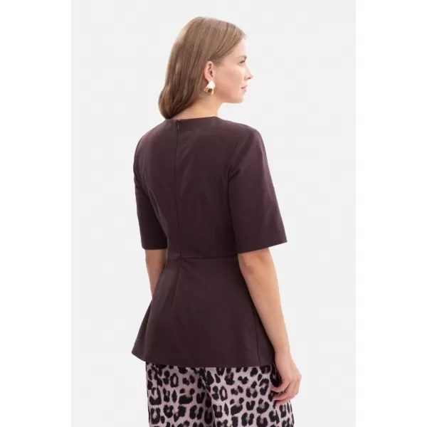  Дамска блуза BEWEAR B305 ЧЕРЕН ШОКОЛАД 