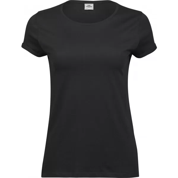  Дамска тениска TEE JAYS | TJ 5063 ЧЕРЕН 
