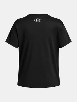 Тениска за момиче UNDER ARMOUR TECH VARSITY GRAPHIC SS 6007917-001 ЧЕРЕН