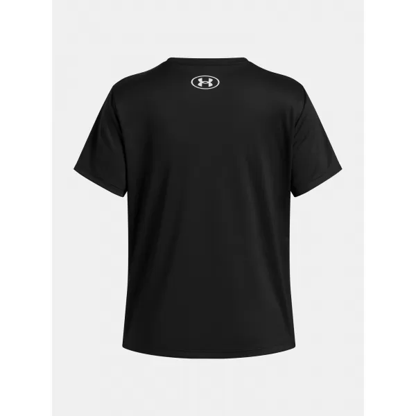  Тениска за момиче UNDER ARMOUR TECH VARSITY GRAPHIC SS 6007917-001 ЧЕРЕН 
