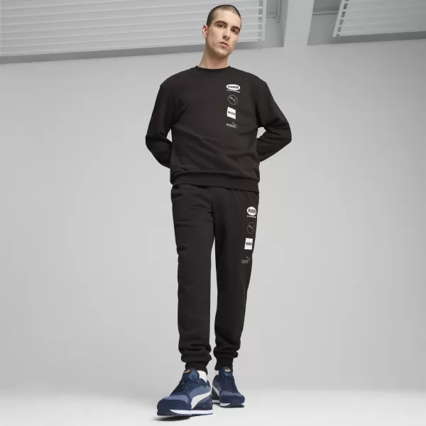  Мъжки суичър PUMA POWER GRAPHIC CREW 68275101 PUMA BLACK 