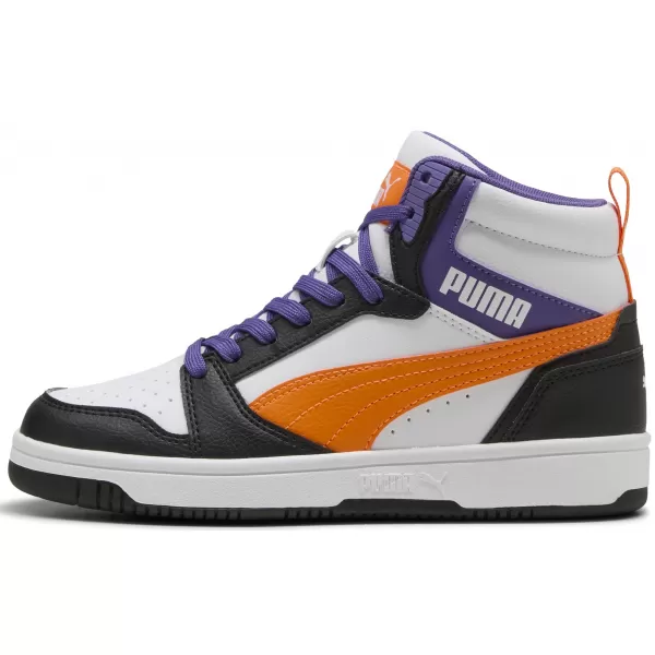  Бебешки обувки PUMA REBOUND V6 MID JR 39383134 PUMA WHITE/ORANGE GLO/BLACK 