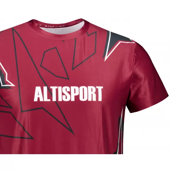  Премиум мъжка риза за свободното време ALTISPORT VOJ/ALM123TR06 ТЪМНО ЧЕРВЕНО 