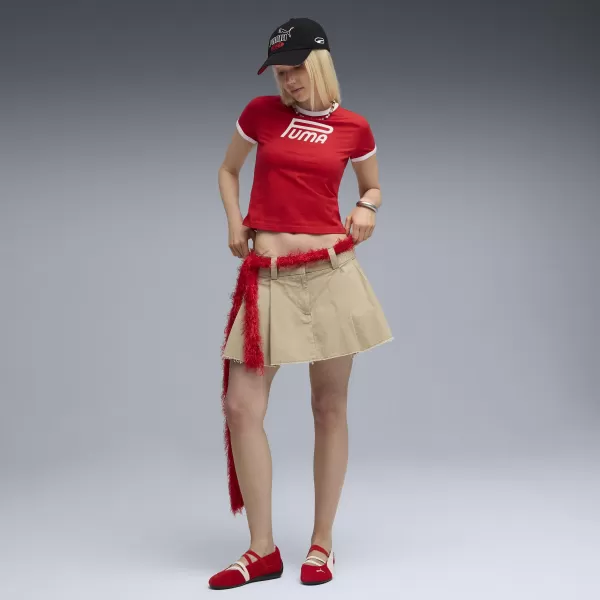 Дамска тениска PUMA FUTURE ЗА ВСИЧКИ ВРЕМЕНА ЧЕРВЕНО 