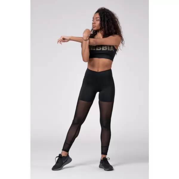  Мини горнище Gold Mesh 830 BLACK Nebbia 