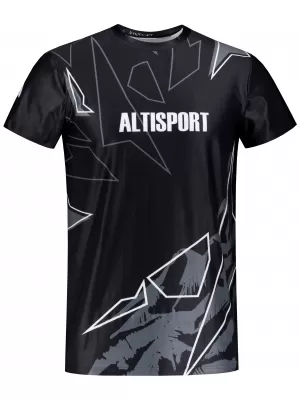 Премиум мъжка риза за свободното време ALTISPORT VOJ/ALM123TR06 ЧЕРНО И БЯЛО