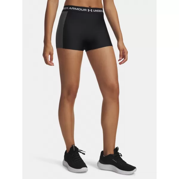  Дамски шорти UNDER ARMOUR UA HG RIB SHORTY 6004852-001 ЧЕРЕН 