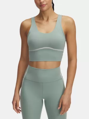 Дамски потник UNDER ARMOUR MERIDIAN PIPED CROP TANK 6003529-348 ЗЕЛЕНО