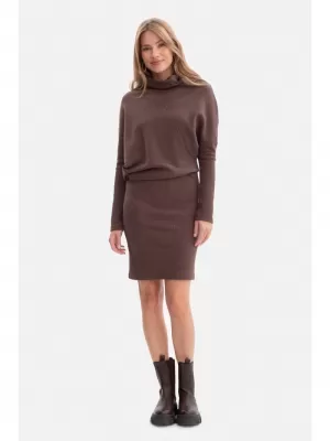 Рокля BEWEAR B309 КАФЯВО