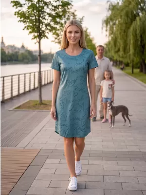Дамска удължена премиум тениска ALTISPORT VOJ/ALW084SAT02 ЗЕЛЕНО