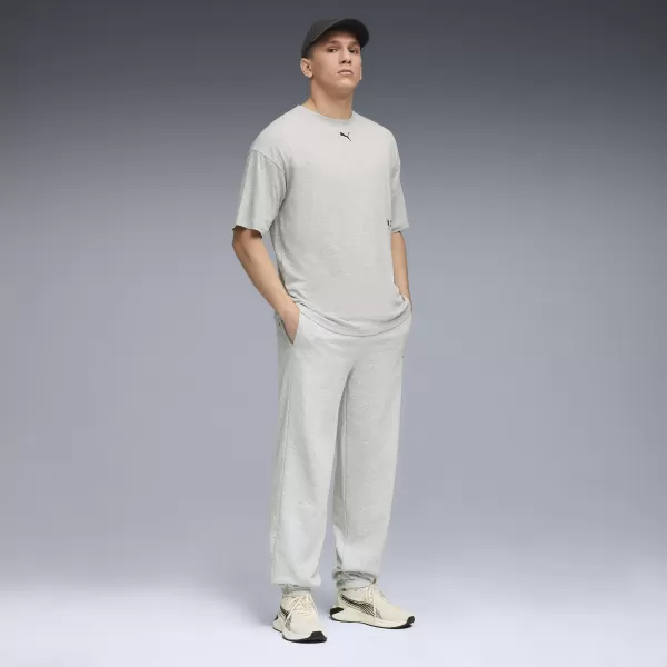  Мъжки спортен панталон PUMA M GRAPHIC FRENCH TERRY JOGGER 52770304 СВЕТЛОСИВ ПИРЕН 