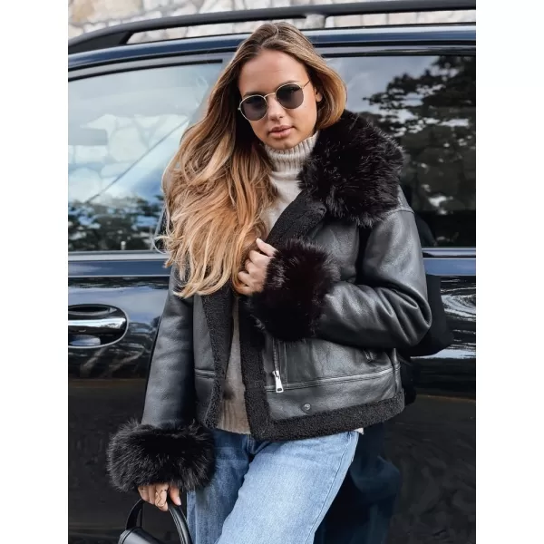  Дамско яке DSTREET TY5244 ЧЕРЕН 