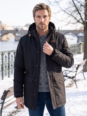 Мъжко зимно яке ALTISPORT GERRY ЧЕРЕН