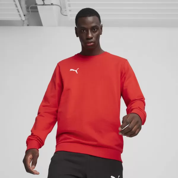  Мъжки суичър PUMA TEAMGOAL CASUALS CREW NECK S 658592_01 PUMA RED/PUMA WHITE 
