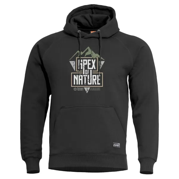  Суичър PENTAGON PHAETON HOOD SWEATER APEX OF NATURE K09021 ЧЕРЕН 