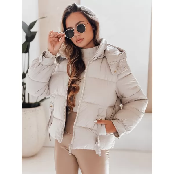  Дамско яке DSTREET TY5066 БЕЖОВО 