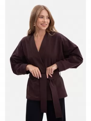Дамска блуза BEWEAR B297 ЧЕРЕН ШОКОЛАД