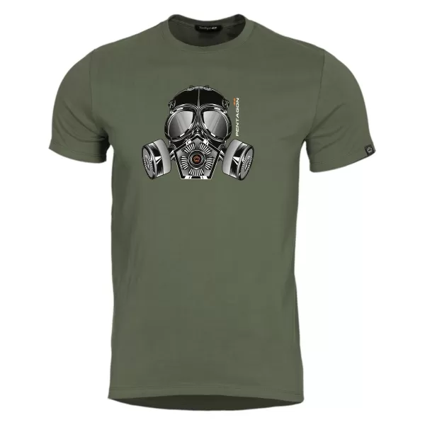  тениска PENTAGON AGERON GAS MASK K09012 МАСЛИНЕНО ЗЕЛЕНО 