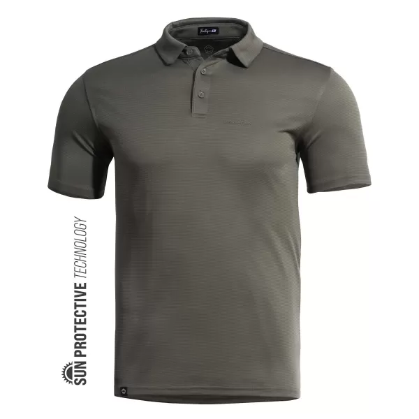  Мъжка тениска с яка PENTAGON VANQUISH POLO SHIRT K09048 КАФЯВО СИВО 