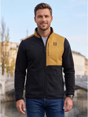 Мъжки поларен суичър ALTISPORT IKEG КЕХЛИБАР