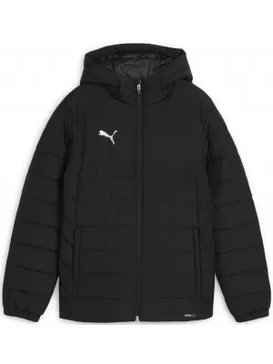 Яке PUMA TEAMADDITIONS HOODED PADDED JACKET JR 65973803 PUMA BLACK/PUMA SILVER