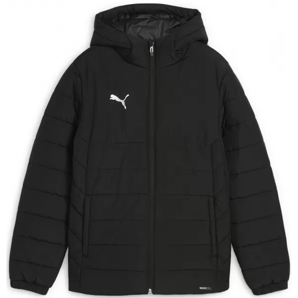  Яке PUMA TEAMADDITIONS HOODED PADDED JACKET JR 65973803 PUMA BLACK/PUMA SILVER 