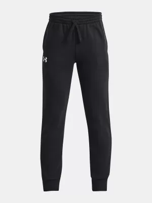 Спортни панталони за момчета UNDER ARMOUR UA RIVAL FLEECE JOGGERS 1379787-001 ЧЕРЕН