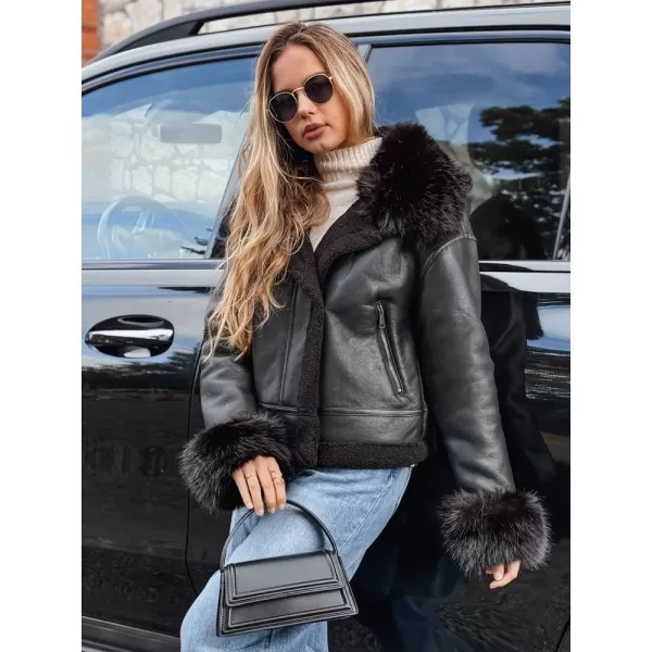  Дамско яке DSTREET TY5244 ЧЕРЕН 