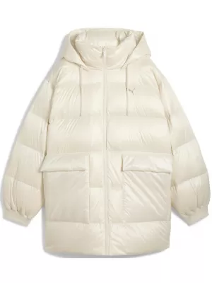 Дамско палто PUMA STYLE HOODED DOWN JACKET 68838987 АЛПИЙСКИ СНЯГ
