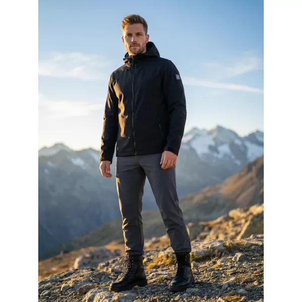  Мъжко софтшел яке ALTISPORT NEWET ЧЕРЕН 