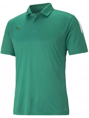 Риза с яка PUMA TEAMLIGA SIDELINE POLO 65725705 PEPPER GREEN/ ПИПЕР ЗЕЛЕН/ПУМА БЯЛ
