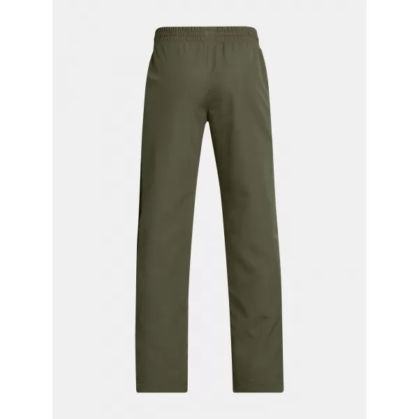  Спортен панталон за момче UNDER ARMOUR UA B RIVAL WVN PANT 1390155-390 ЗЕЛЕНО 