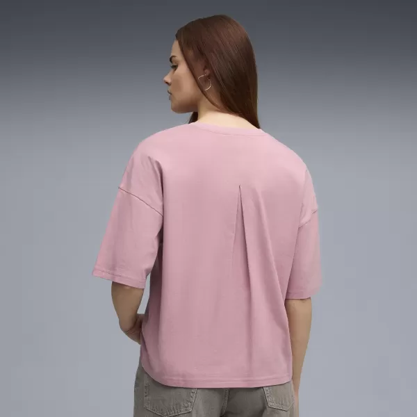  Дамска тениска PUMA HER OVERSIZED TEE 68814865 УРАВНОВЕСЕНО РОЗОВО 