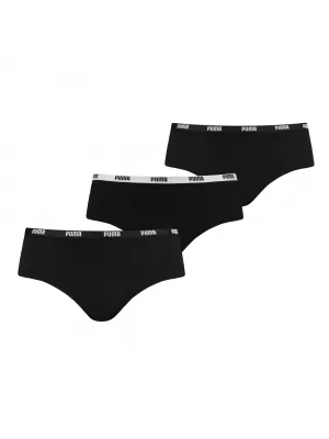 Бикини PUMA HIPSTER 3P PACK 90759202 ЧЕРНО