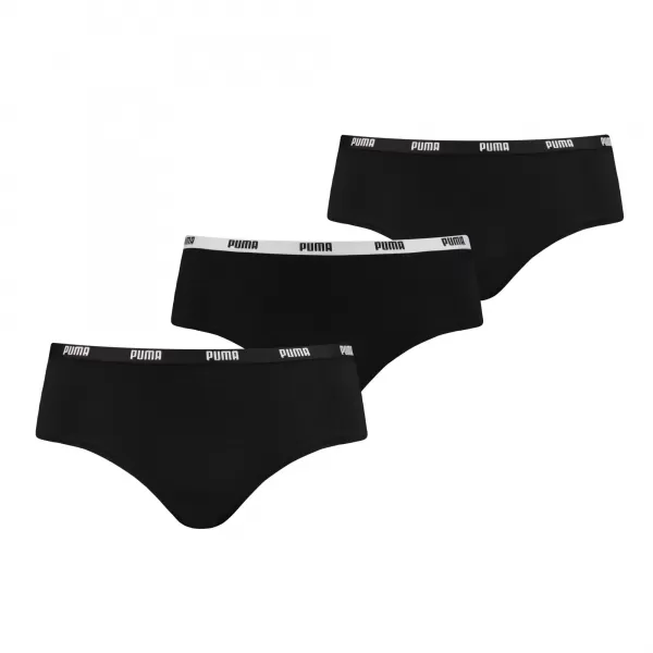  Бикини PUMA HIPSTER 3P PACK 90759202 ЧЕРНО 
