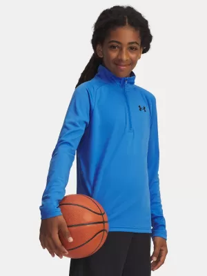 Момчешка тениска UNDER ARMOUR UA TECH 2.0 1/2 ZIP 1363286-402 СИНЬО