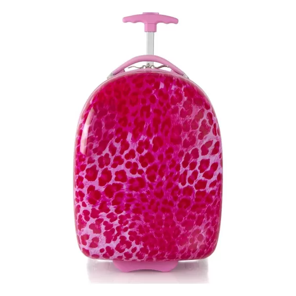  куфар HEYS KIDS PINK LEOPARD РОЗОВ ЛЕОПАРД 