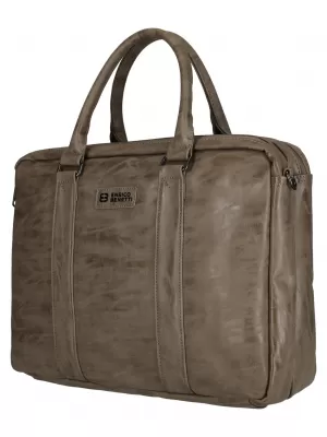Чанта ENRICO BENETTI ROTTERDAM 15 NOTEBOOK BAG СРЕДНО КАФЯВО