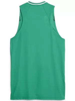 Мъжки фланелка PUMA HOOPS TEAM GAME JERSEY 67662806 ПИПЕР ЗЕЛЕНО