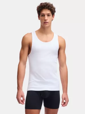 Мъжки потник UNDER ARMOUR M UA PERF COTTON TANK-2PK 6007622-100 БЯЛО