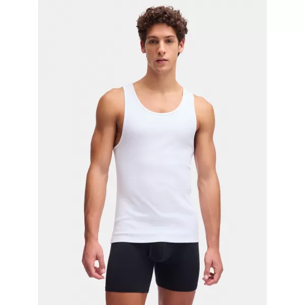  Мъжки потник UNDER ARMOUR M UA PERF COTTON TANK-2PK 6007622-100 БЯЛО 