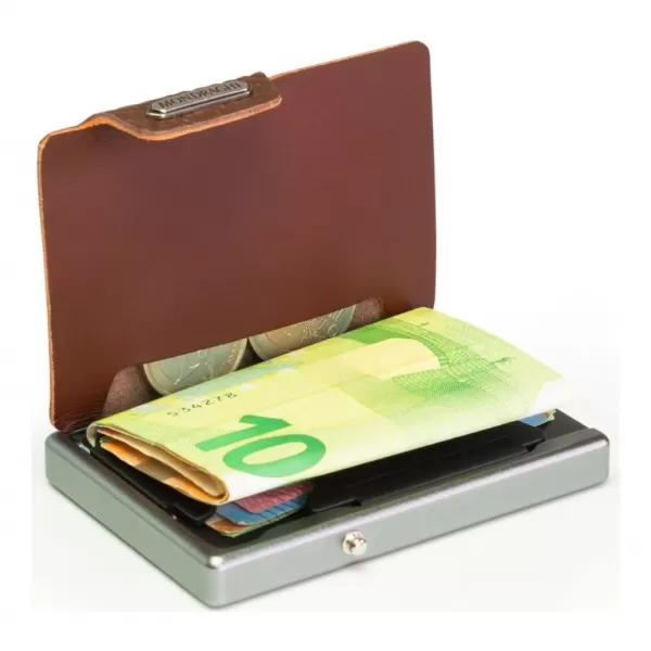  Портфейл MONDRAGHI ONE PLUS КАФЯВО 