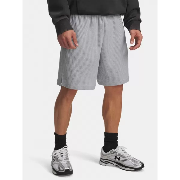  Мъжки шорти UNDER ARMOUR UA RIVAL WAFFLE SHORT 1383107-011 СИВО 